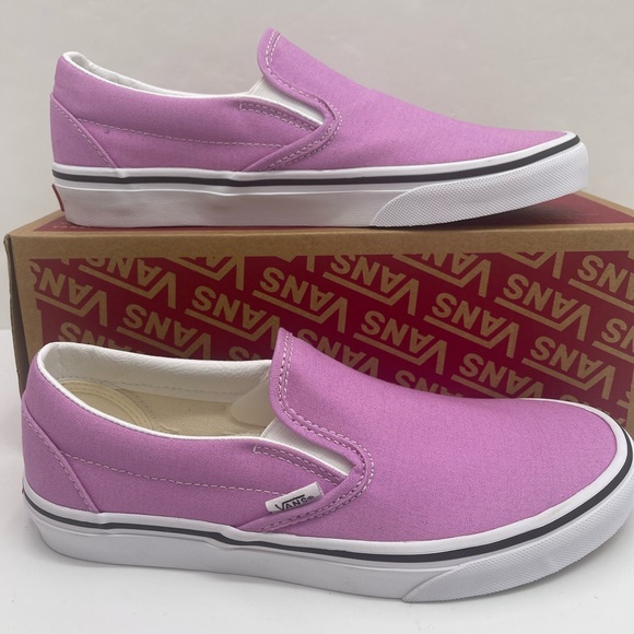 Vans Shoes - Vans Kids Slip-On Sneakers - Light Purple